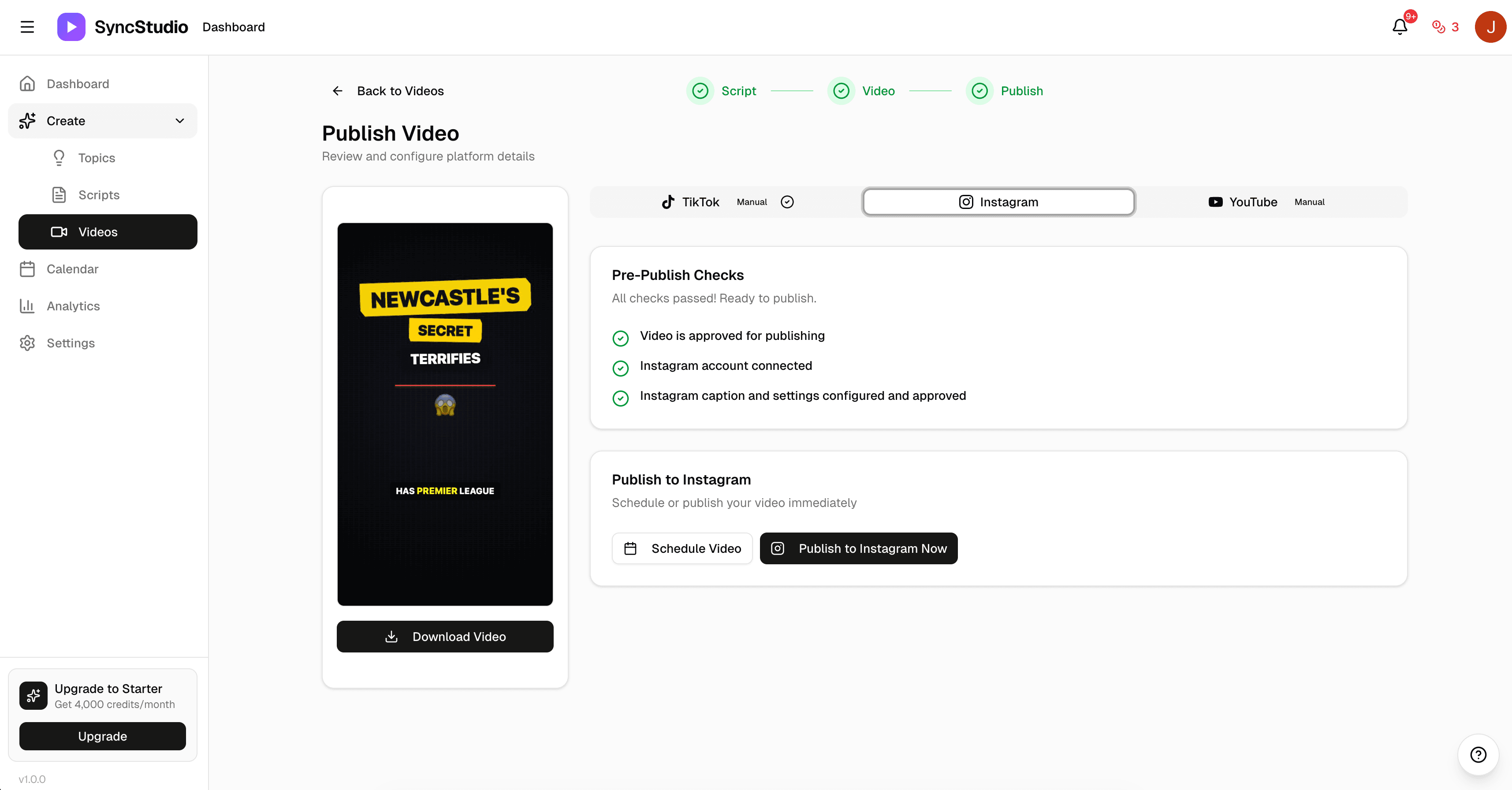 Multi-Platform Publishing — Auto Publish